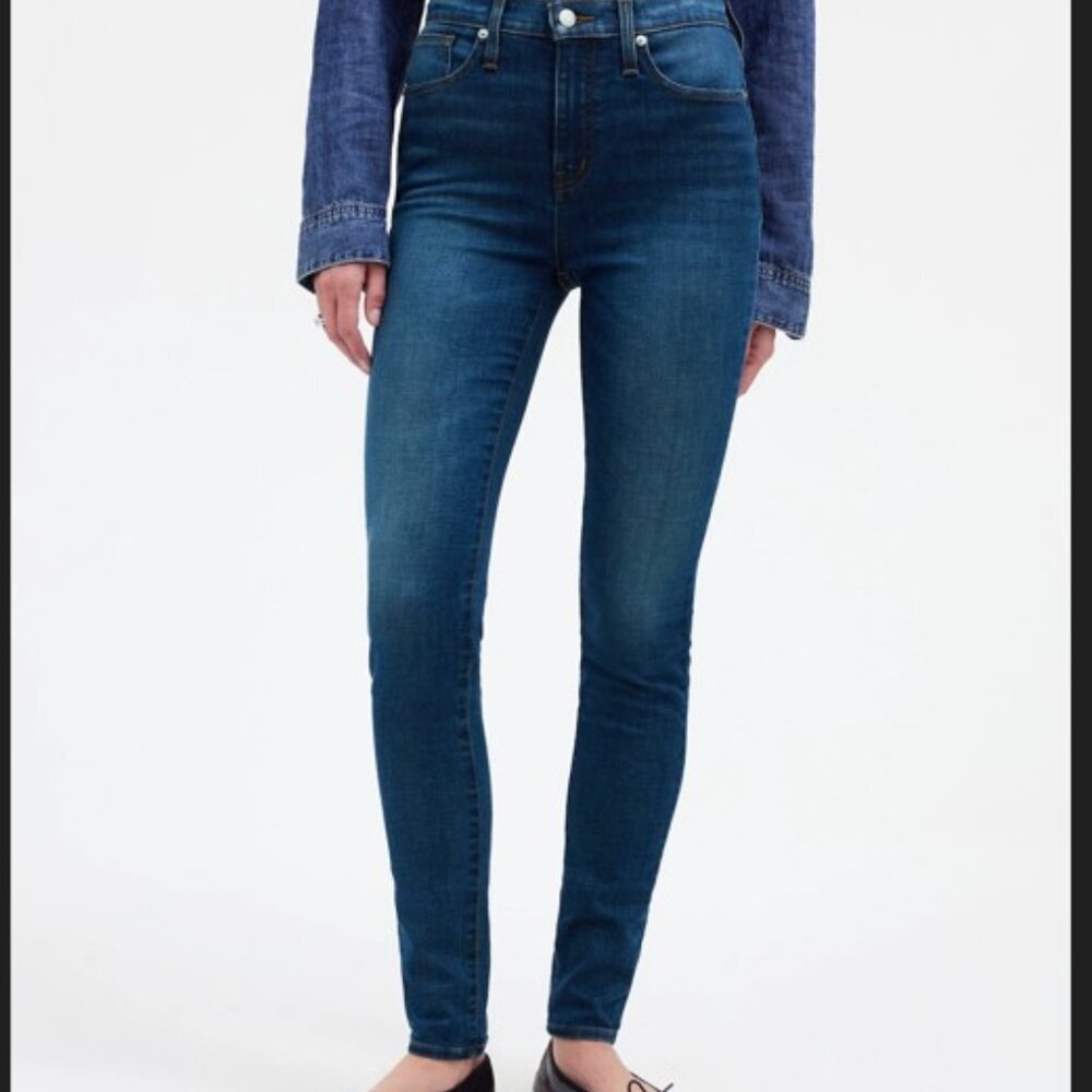 MADEWELL 10" High-Rise Skinny‎ Jeans 25